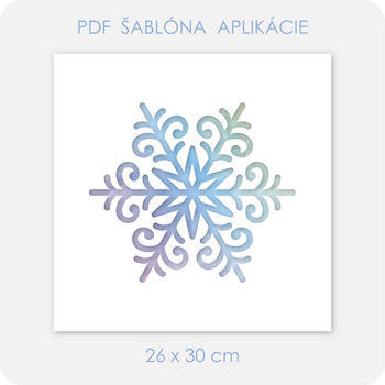 PDF šablóna Vločka
