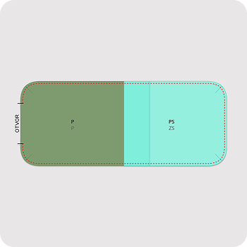 Zošitie tašky Crossbody