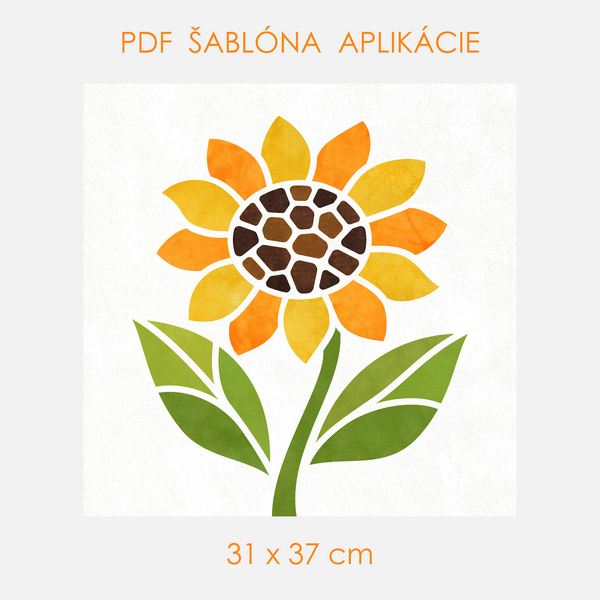 Šablóna-Slnečnica-31x37cm