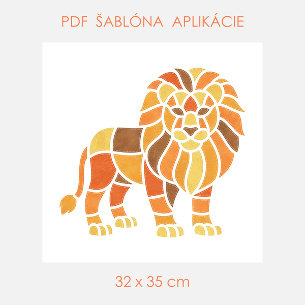 Šablóna-Lev-32x35cm
