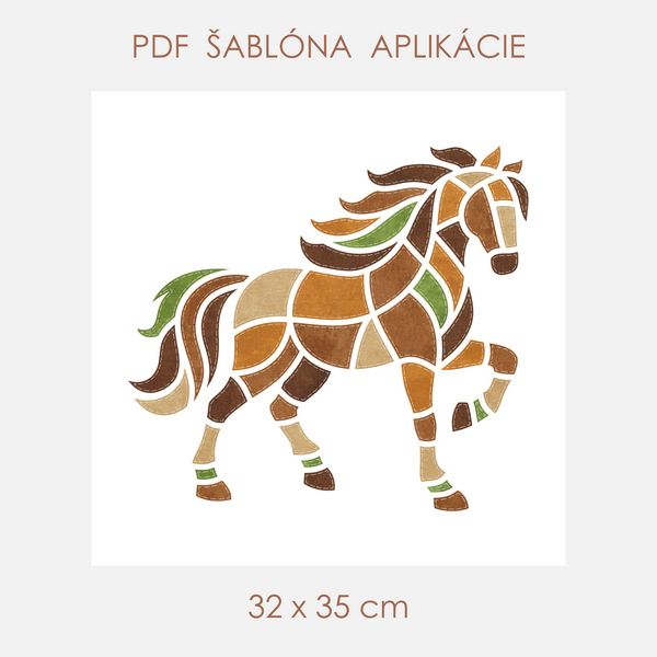 Šablóna-Kôň-32x35cm