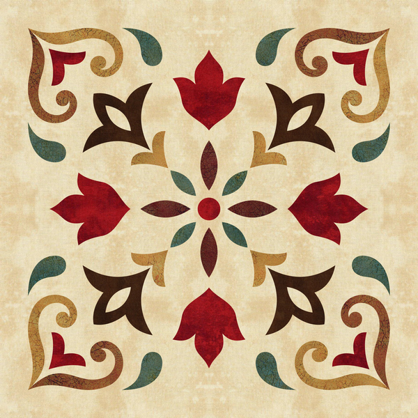 Šablóna-Ľudový vzor-36x36cm-4