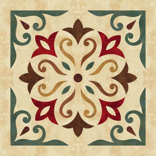 Šablóna-Ľudový vzor-36x36cm-5