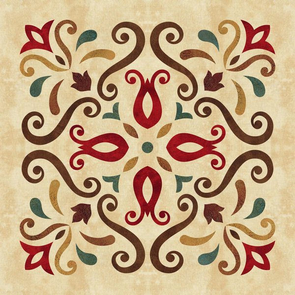 Šablóna-Ľudový vzor-36x36cm-6