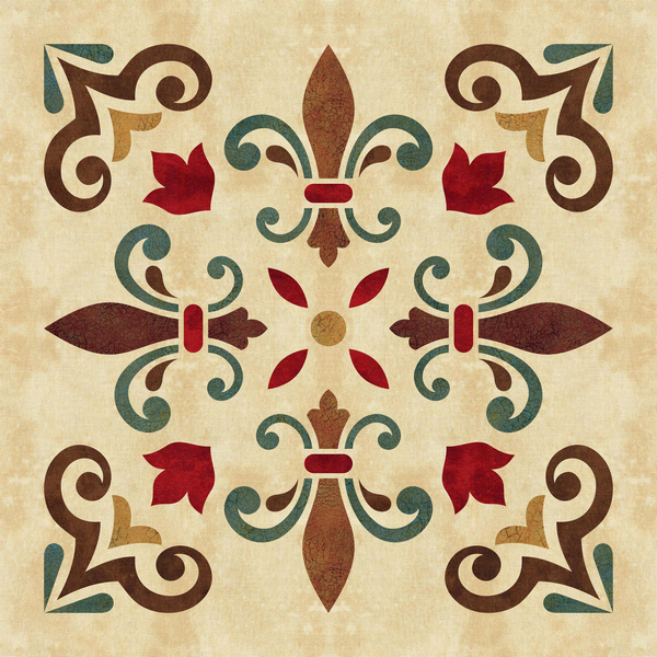 Šablóna-Ľudový vzor-36x36cm-7