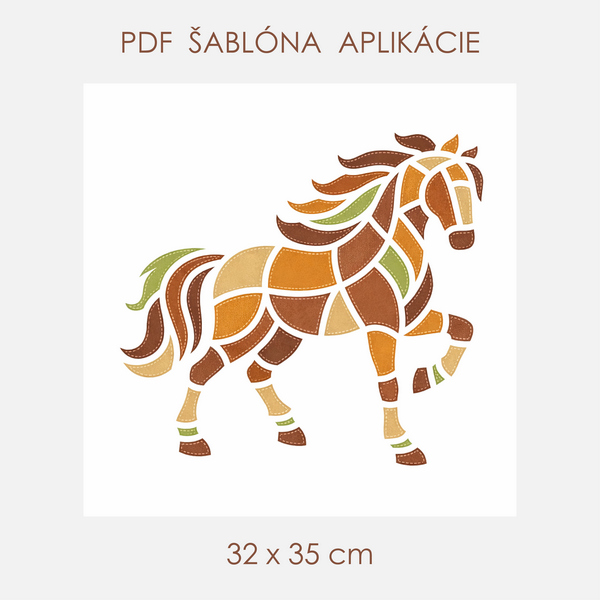 Šablóna-Kôň-32x35cm