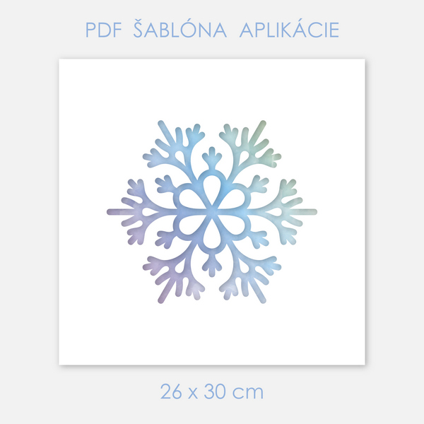 Šablóna-Vločka-26x30cm-2