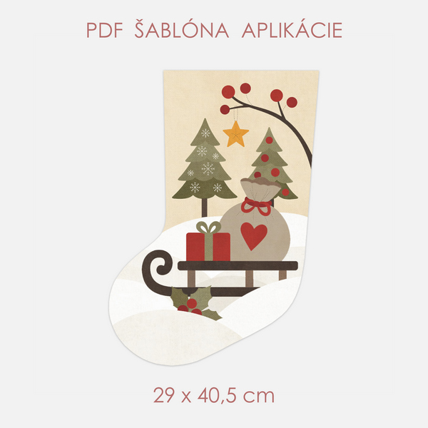 Šablóna-Ponožka-29x40,5cm-2