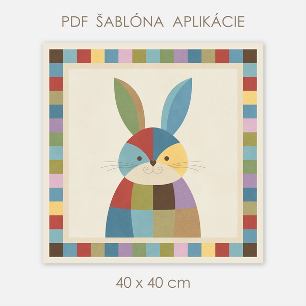 Šablóna-Zajko-40x40cm